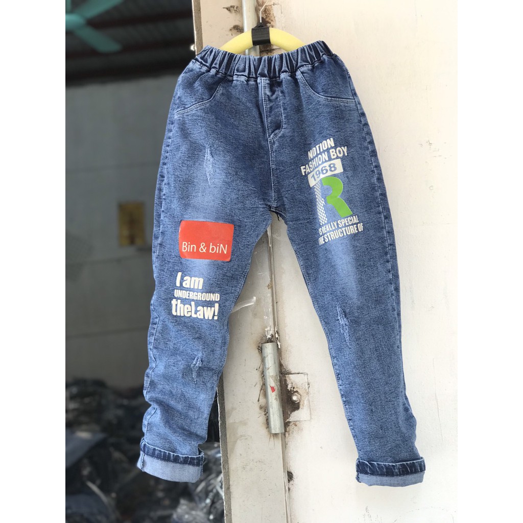 SIZE 28-45KG QUẦN BÒ NHỠ CHO BÉ TRAI