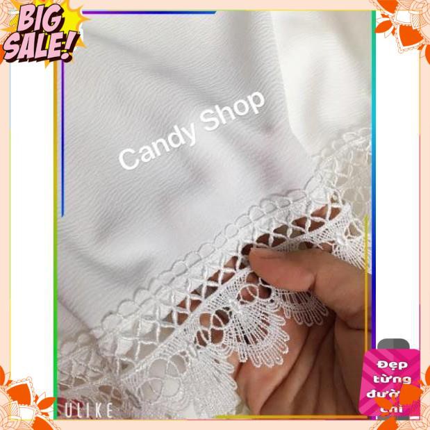 [HÀNG CAO CẤP] Đầm maxi voan viền ren bao đẹp + Ảnh thật | BigBuy360 - bigbuy360.vn