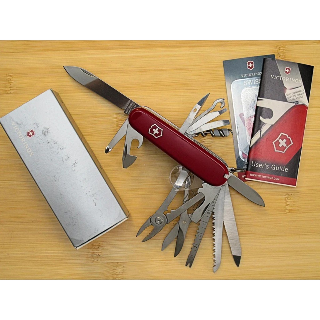 Dao đa năng Victorinox Swisschamp màu đỏ 33 chức năng