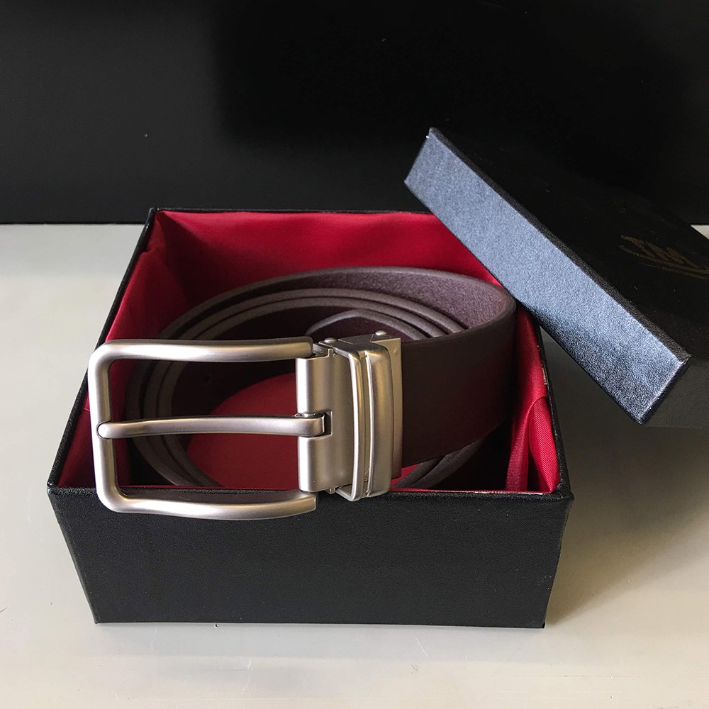 Thắt Lưng Nam Da Bò Thật Khóa Kim Kẹp Cao Cấp TM69