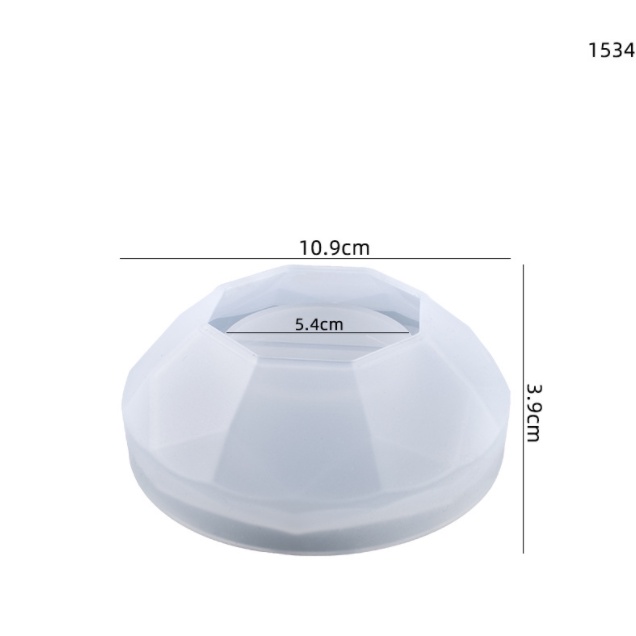 Khuôn resin làm chén đựng nến đa giác