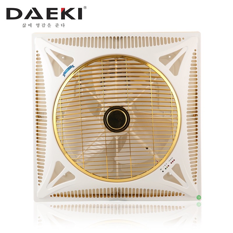Quạt trần siêu mát cao cấp Daeki - Model DK 301VT ( Màu vàng trắng) - Khiển xa - Đèn Led 3 kiểu ánh sáng