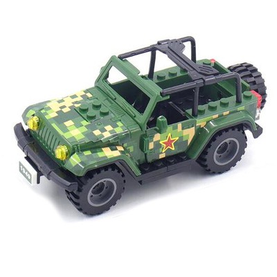 Bộ Đồ Chơi Lego Lắp Ráp Mô Hình Xe Jeep Cho Trẻ Em