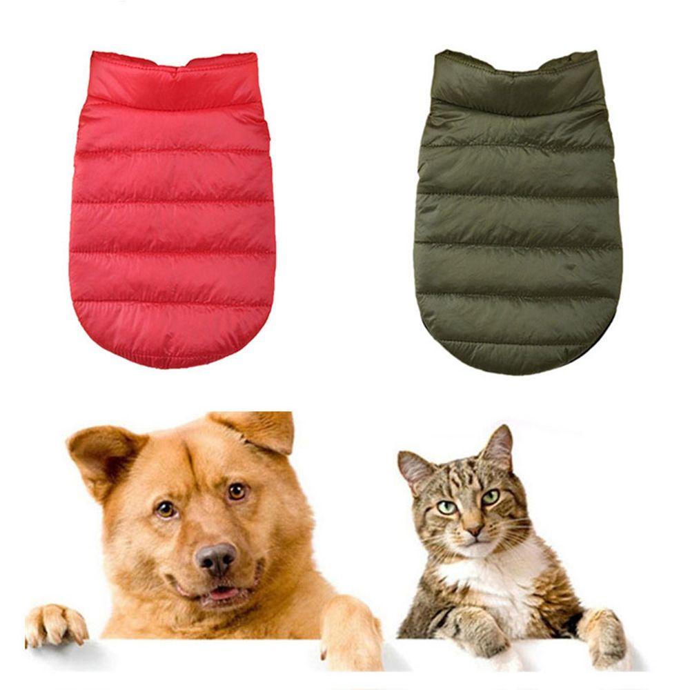 Áo Khoác Phao Siêu Nhẹ Giữ Ấm Mùa Đông Cho Chó Mèo Chihuahua
