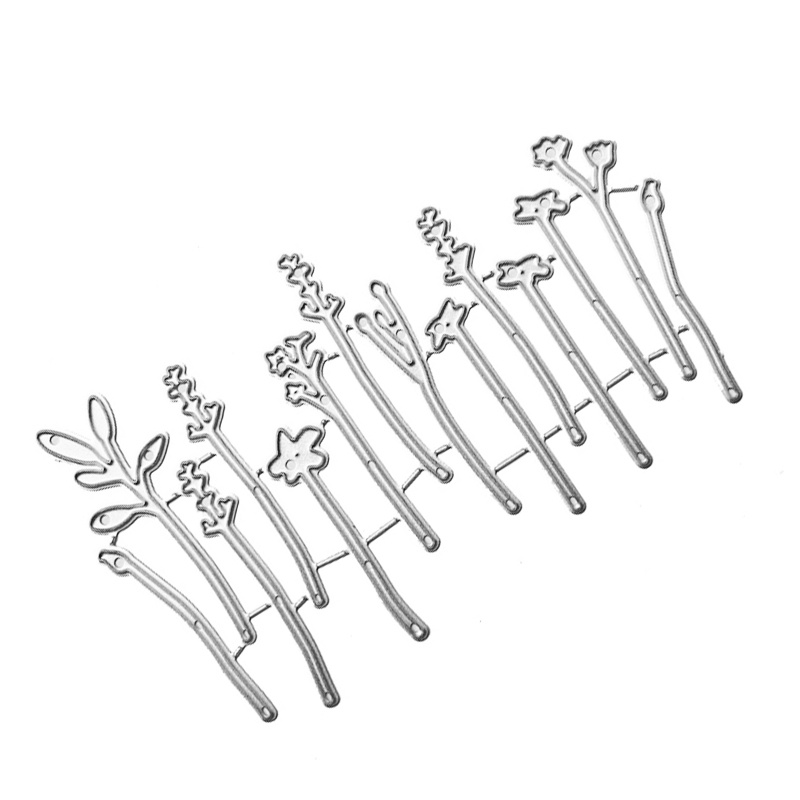 Khuôn Cắt Giấy Kim Loại Hình Hàng Rào Hoa Xinh Xắn