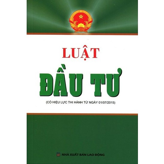 Sách luật đầu tư nhà xuất bản lao động