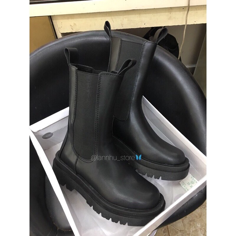 (sẵn 35,37,38,39,40.41)mã B021 -  (có size nam)Giày Cao Cổ Mona 24,5cm- đế 4,5cm chuẩn form-hàng xịn(ảnh shop chụp) | BigBuy360 - bigbuy360.vn