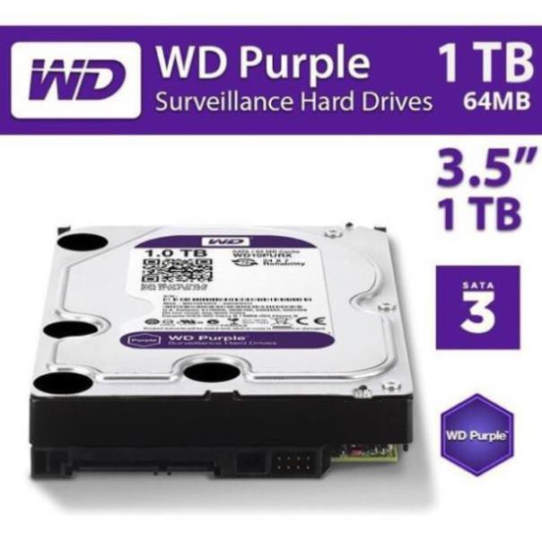 Ổ cứng 3TB western purple 3.5" bảo hành 3 tháng