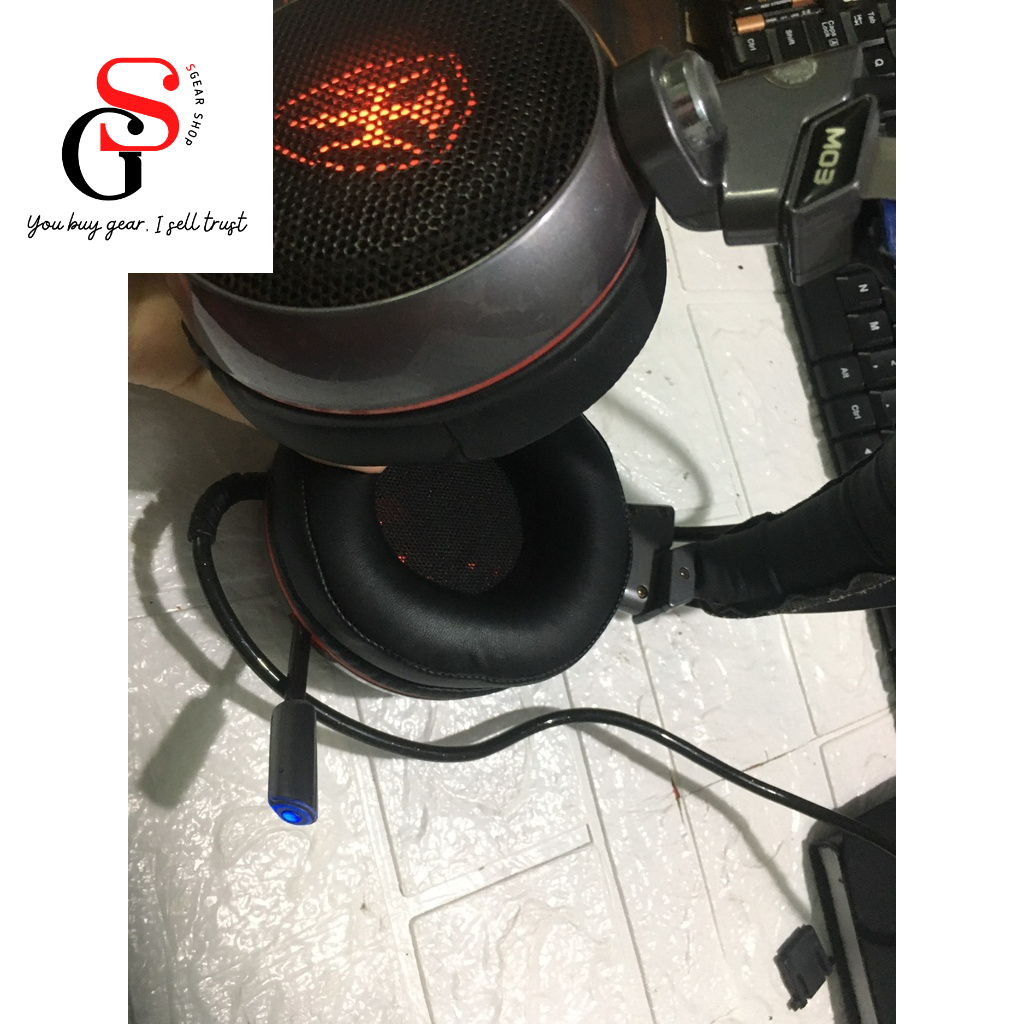 Tai nghe gaming Computer Headset WangMing M03 7.1 USB CÓ RUNG - Hàng chính hãng 2ND 85%