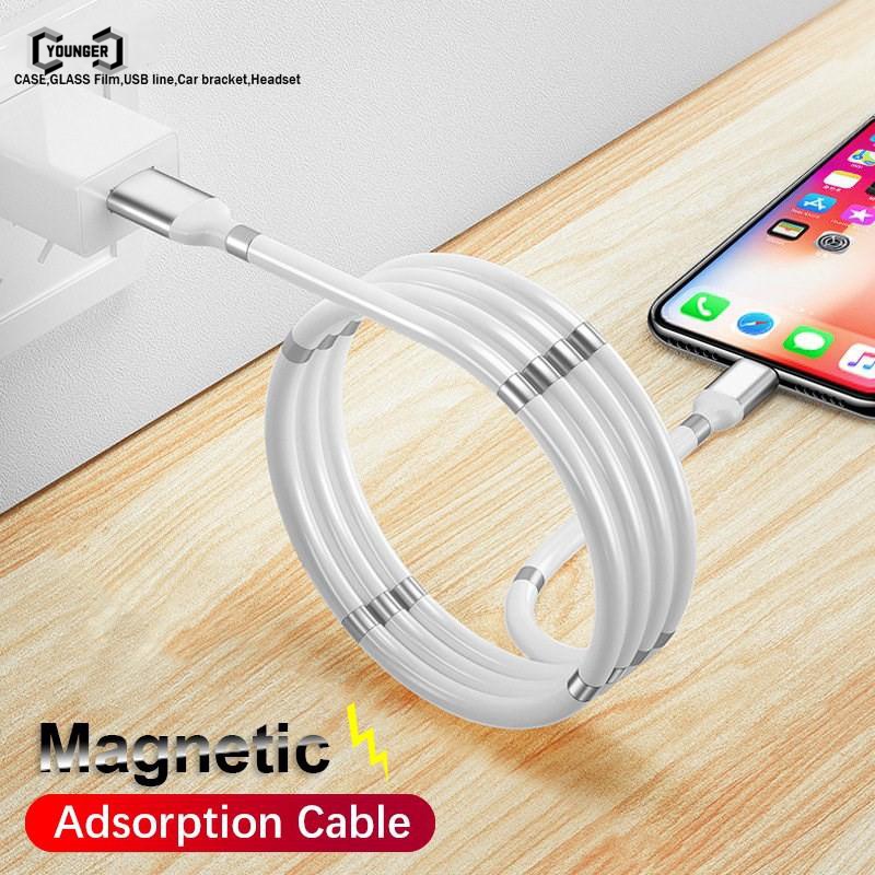 Dây Cáp Sạc Nhanh Truyền Dữ Liệu Từ Tính Micro Type-C