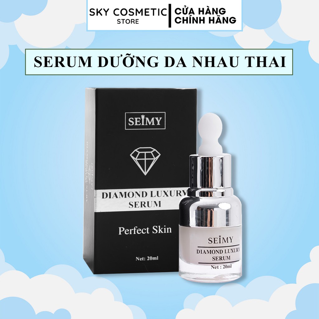 Serum tinh chất dưỡng da nhau thai cừu Seimy - Hoàng gia giúp da siêu căng bóng