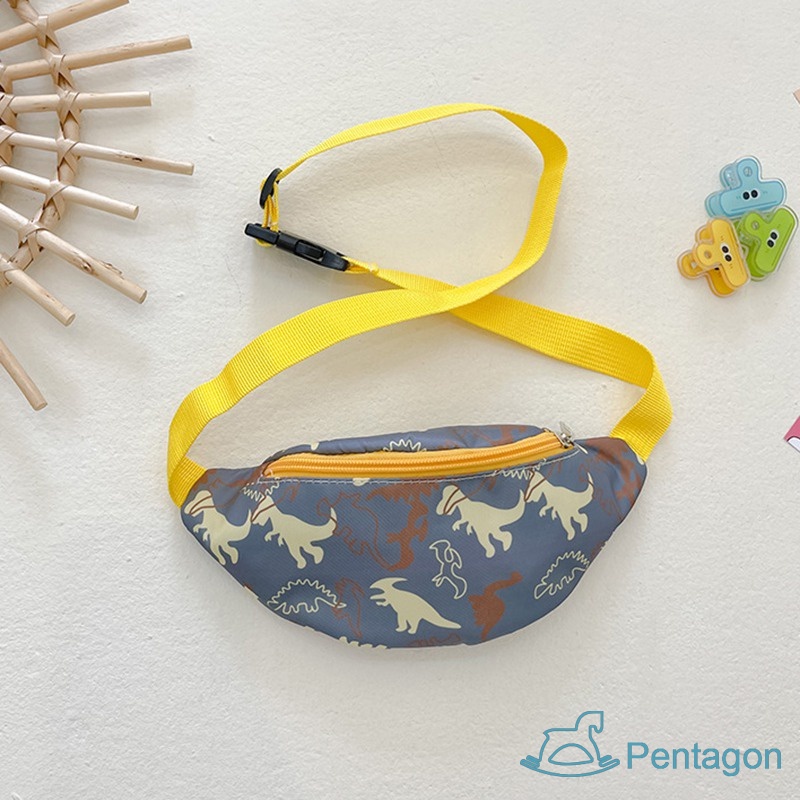 Túi Đeo Trước Ngực In Họa Tiết Khủng Long Hoạt Hình Siêu Nhẹ Thời Trang Xuân Hè Dành Cho Bé