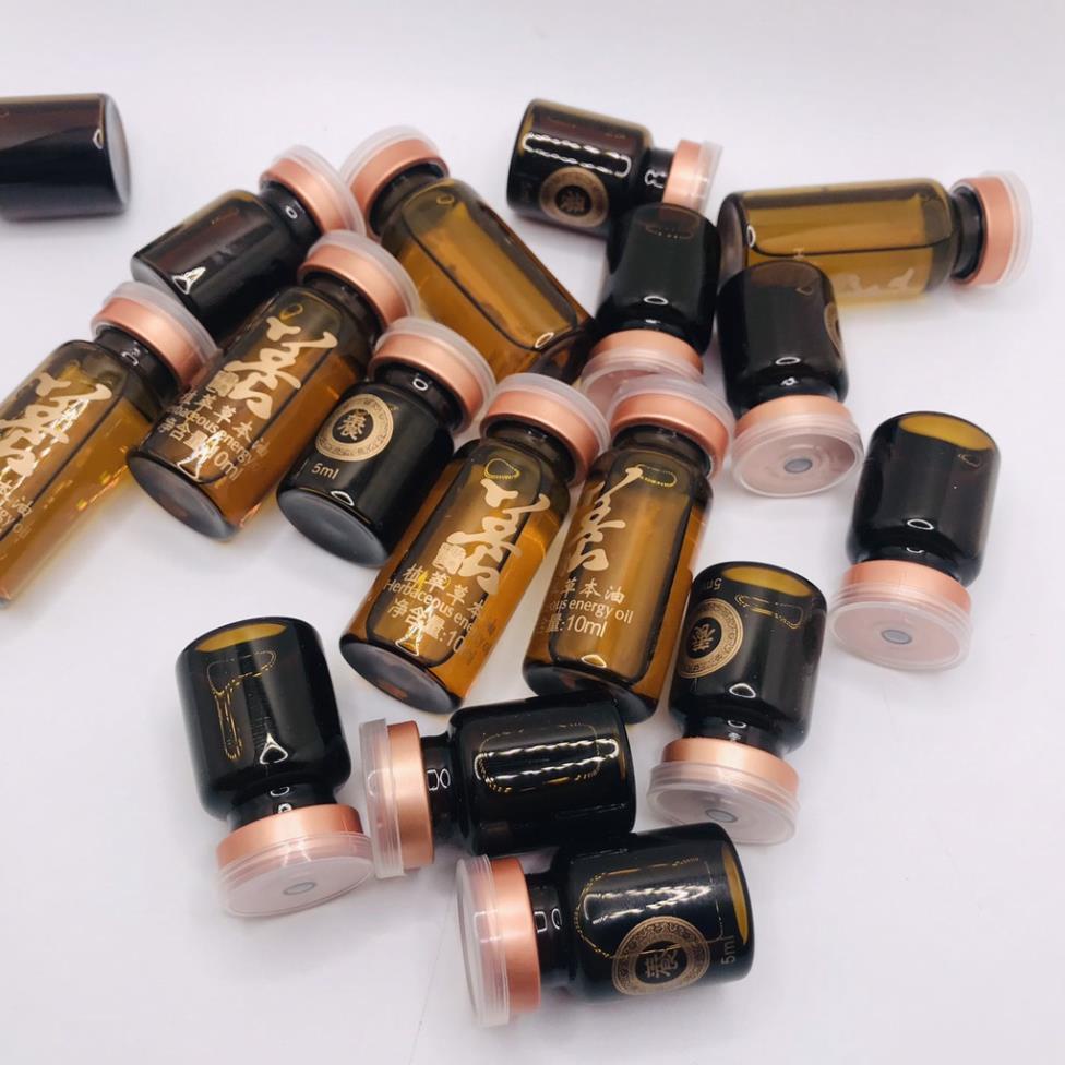 Dầu massage body 10ml ấm nóng 5ml tạo trơn bài trừ độc tố