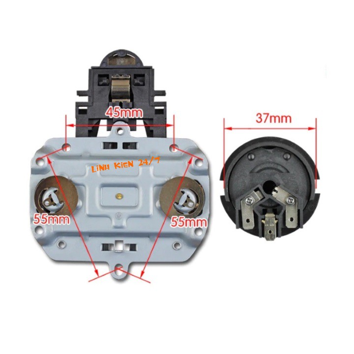 Bộ Đế Ấm Đun Nước Siêu Tốc Chống Nước Kèm Công Tắc Relay