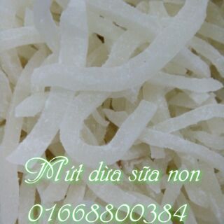 Mứt Dừa Sữa Non Siêu Mềm