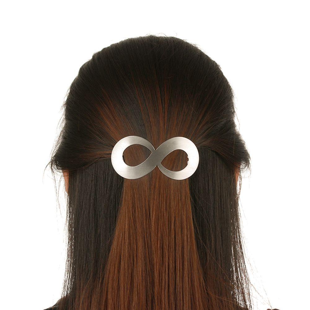OSIER1 Kẹp Tóc Kim Loại Hình Học Cho Nữ
