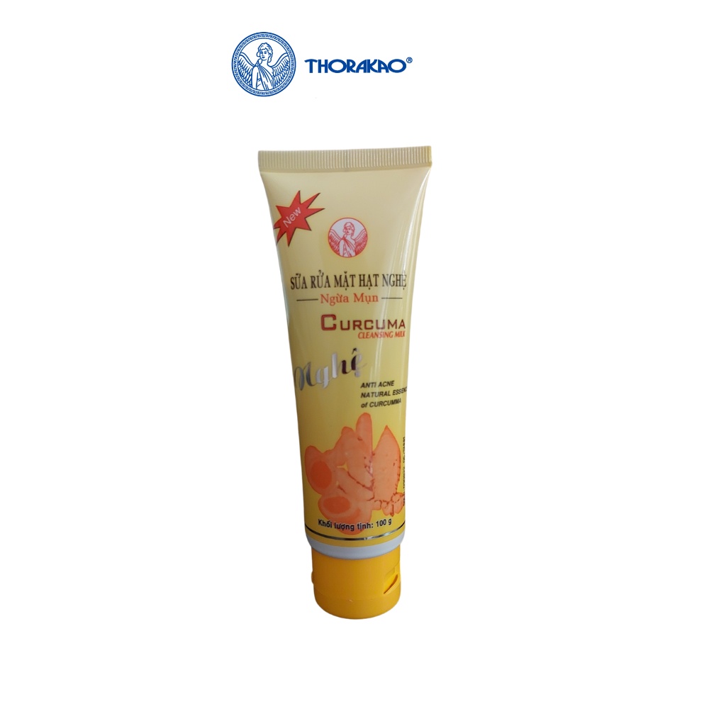 Sữa rửa mặt hạt nghệ ngừa mụn Thorakao 100g