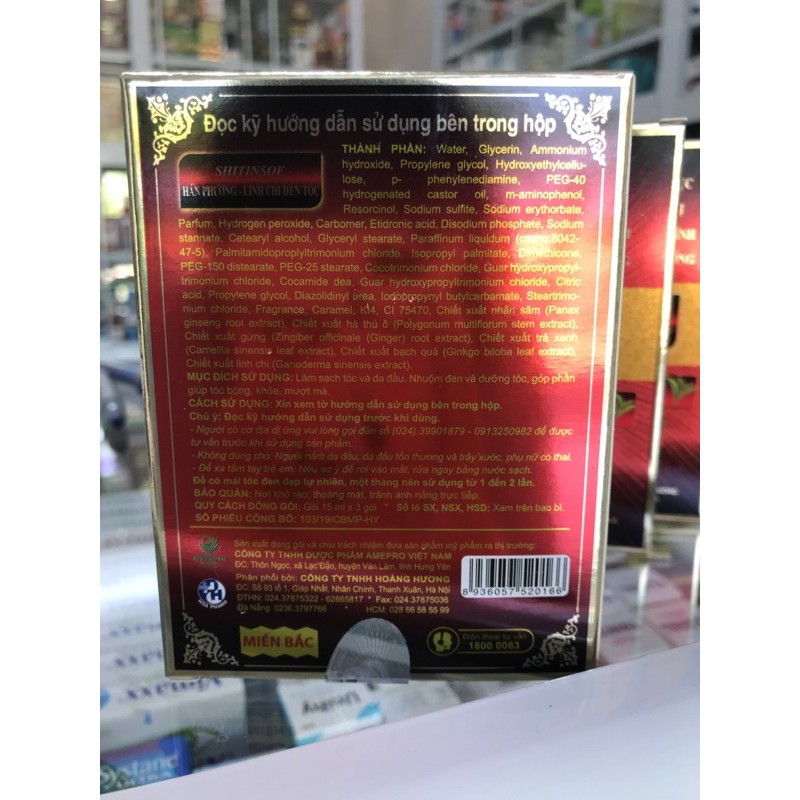 Thảo dược linh chi đen tóc Shitinsof