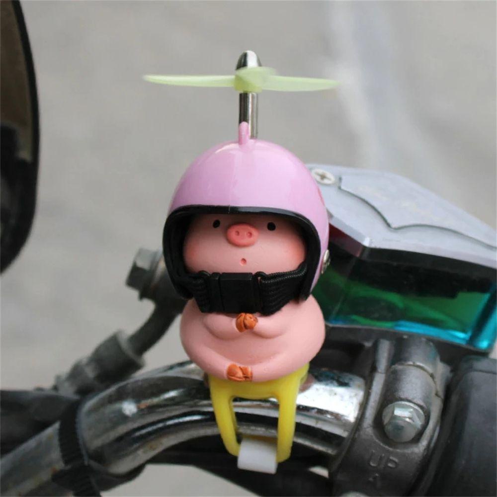 Đồ Chơi Hình Chú Heo Đội Nón Bảo Hiểm Dễ Thương Trang Trí Xe Đạp / Nón Bảo Hiểm VANES1