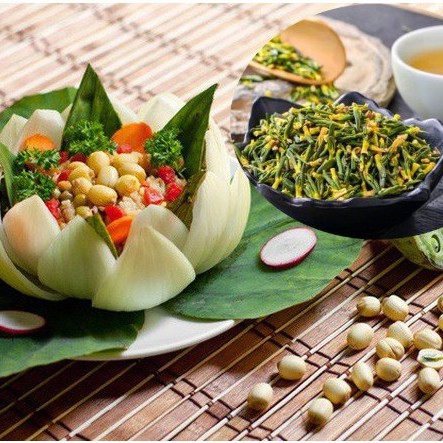 Trà Tâm Sen  Sấy Khô 100gr Loại Đẹp Giúp Ngủ Ngon Thanh Nhiệt