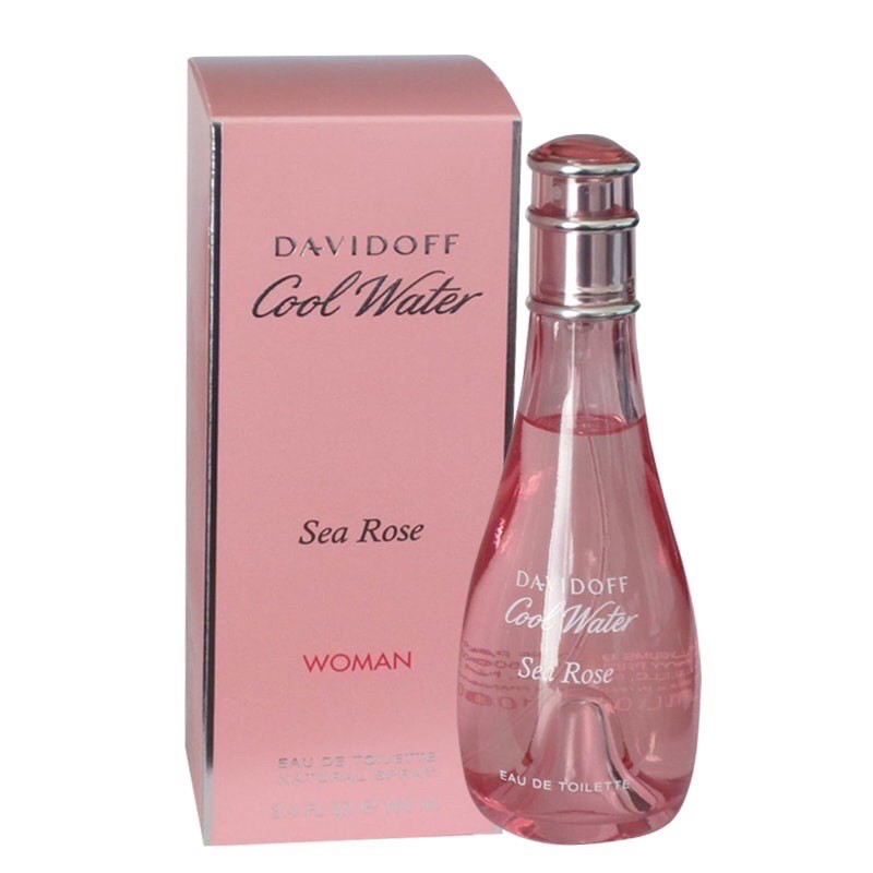 Nước hoa nữ Davidoff Cool Water for Women Eau de Toilette  Sea Rose 100ml Spray