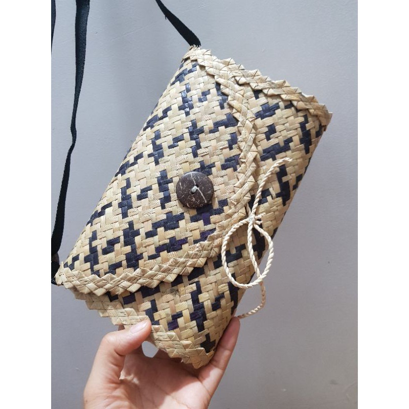 Túi cói cho nữ,VÍ CÓI CẦM TAY XINH XẮN