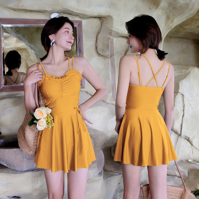 Bộ Đồ Bơi Một Mảnh Phong Cách Hàn Quốc Thời Trang Quyến Rũ Cho Nữ