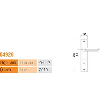 Khóa tay gạt Việt Tiệp 04920
