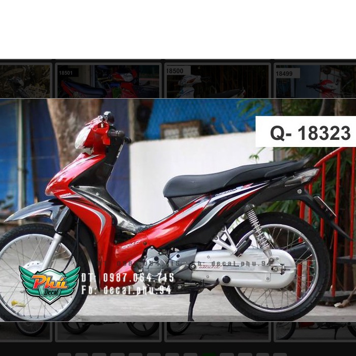 tem rời Wave s đỏ đen (W)