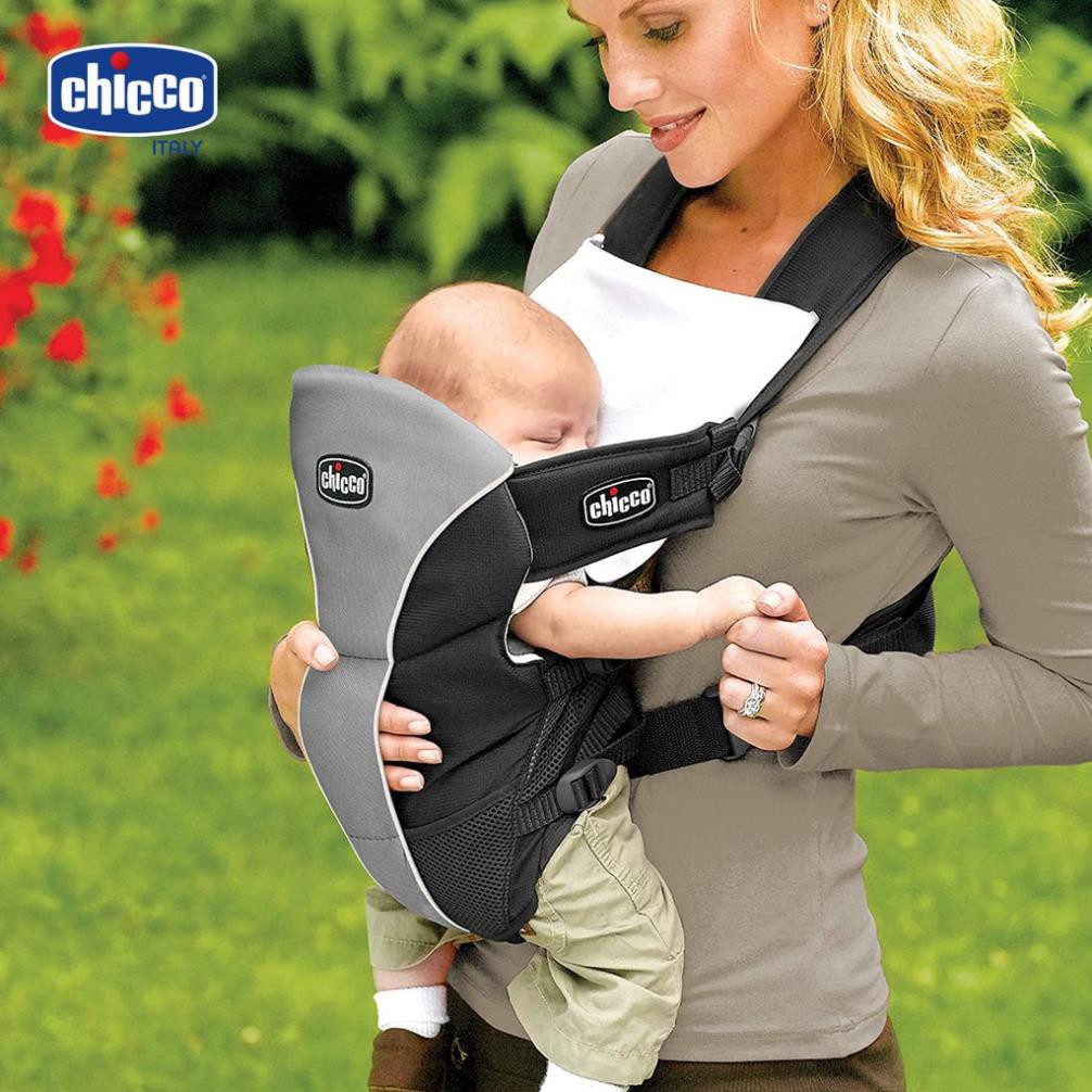 Địu Chicco Ultrasoft Ghi đen