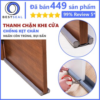 Xốp chặn khe cửa đa năng 95cm, ron chèn khe cửa bị hở, ngăn bụi, gió, cách âm, ngăn côn trùng
