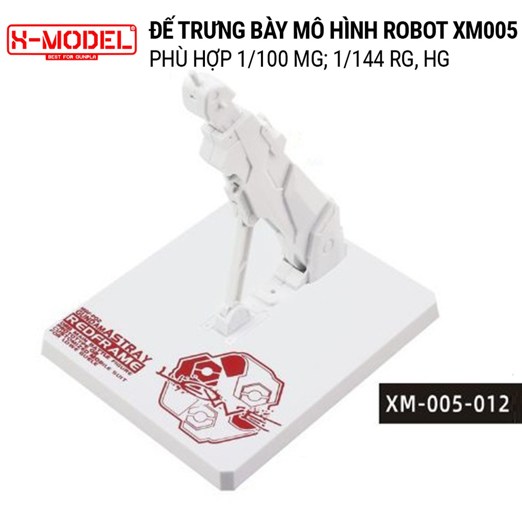 Đế trưng bày  robot đồ chơi mô hình Gundam XMODEL XM005 Action Base cho Mô Hình Gundam BANDAI 1/100 MG; 1/144 HG, RG