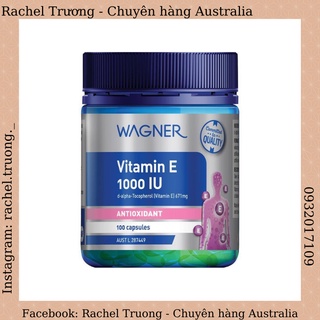 Au Viên uống Wagner Vitamin E 1000IU 100 viên