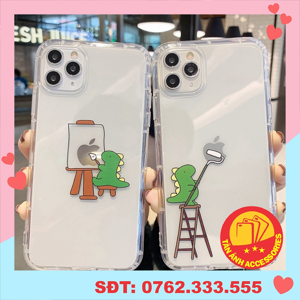 Ốp điện thoại - Ốp lưng iphone Khủng long độc đáo trong suốt 5s/6/6s/6plus/6splus/7/8/7plus/8plus/x/xs/xsmax/11/11promax