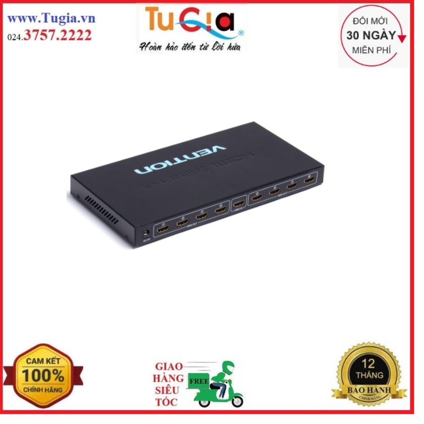 Bộ chia tín hiệu HDMI 1 vào 8 ra hàng chính hãng Vention VAAS08