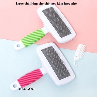 Bộ lược chải lông chó mèo kèm lược nhỏ MEOGOG