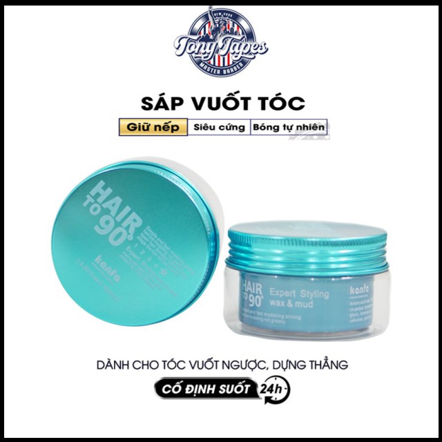 Sáp Vuốt Tóc Nữ Hairto90 Kanfa 80G ( giữ nếp 12-14h) giả uốn, uốn, tóc mai, tomboy | keo &amp; wax vuốt tóc| november