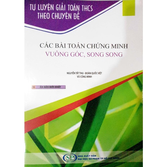 Sách - Các bài toán chứng minh vuông góc song song