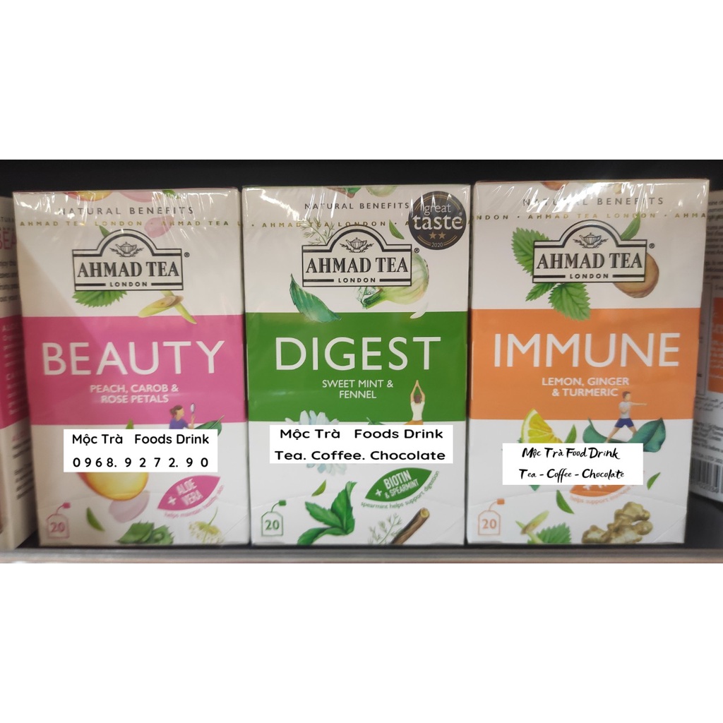 Trà Ahmad Tea  đủ các vị hoa quả