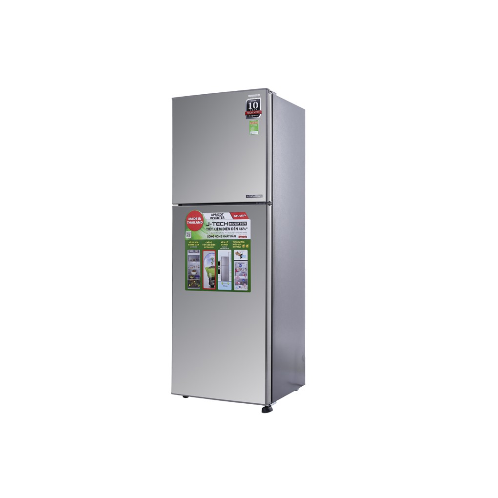 [GIAO HCM] Tủ lạnh Sharp Apricot SJ-X251E-SL, 241 lít, Inverter