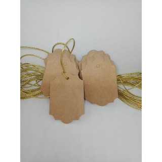 100 tag kraft trơn +20m dây +50k