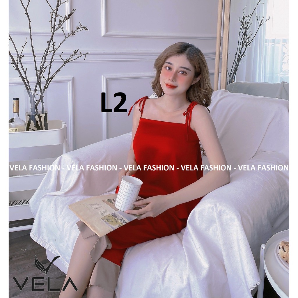 Bộ Lửng quần Lỡ 2 dây buộc nơ lụa Satin cao cấp | BigBuy360 - bigbuy360.vn