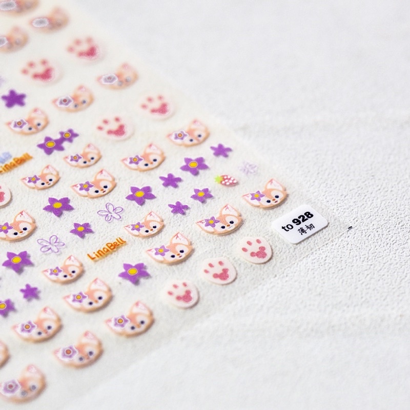 sticker lụa 5d cao cấp con gấu hoạt hình