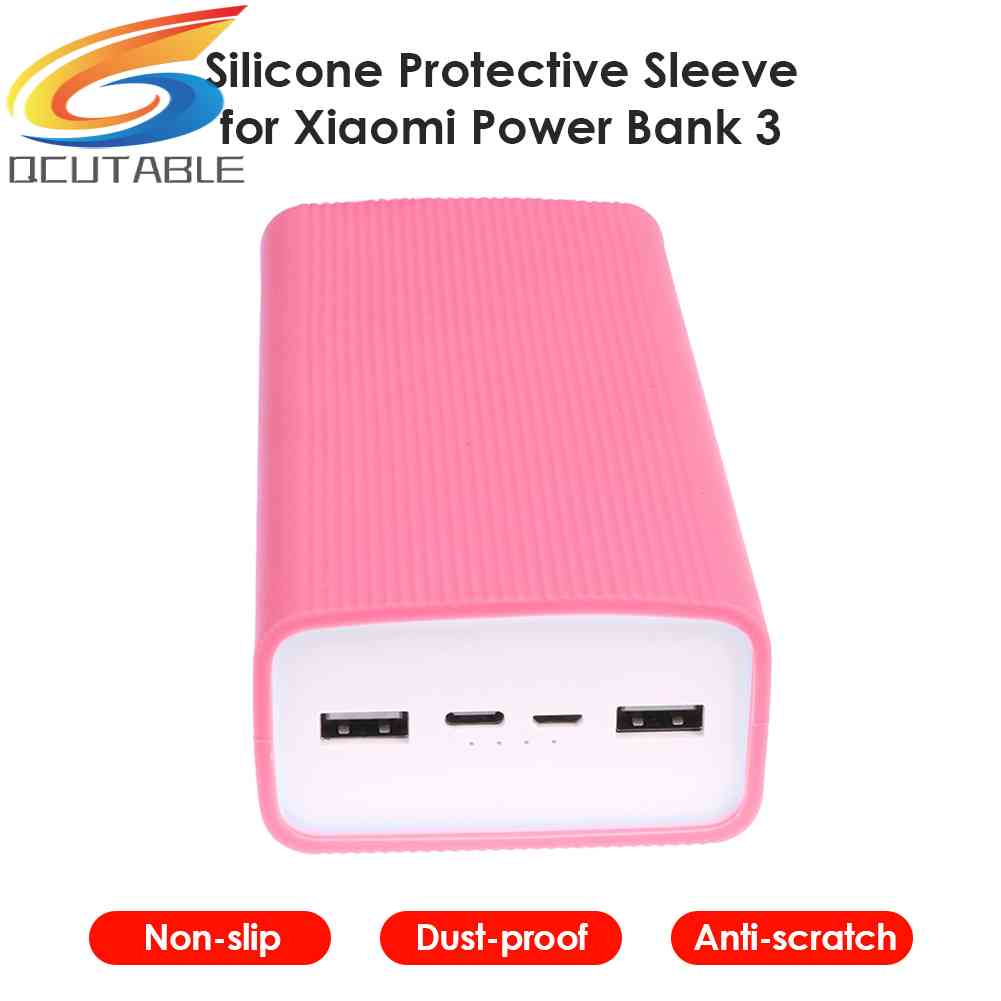 Vỏ Silicon Bảo Vệ Pin Sạc Dự Phòng Xiaomi 30000mAh