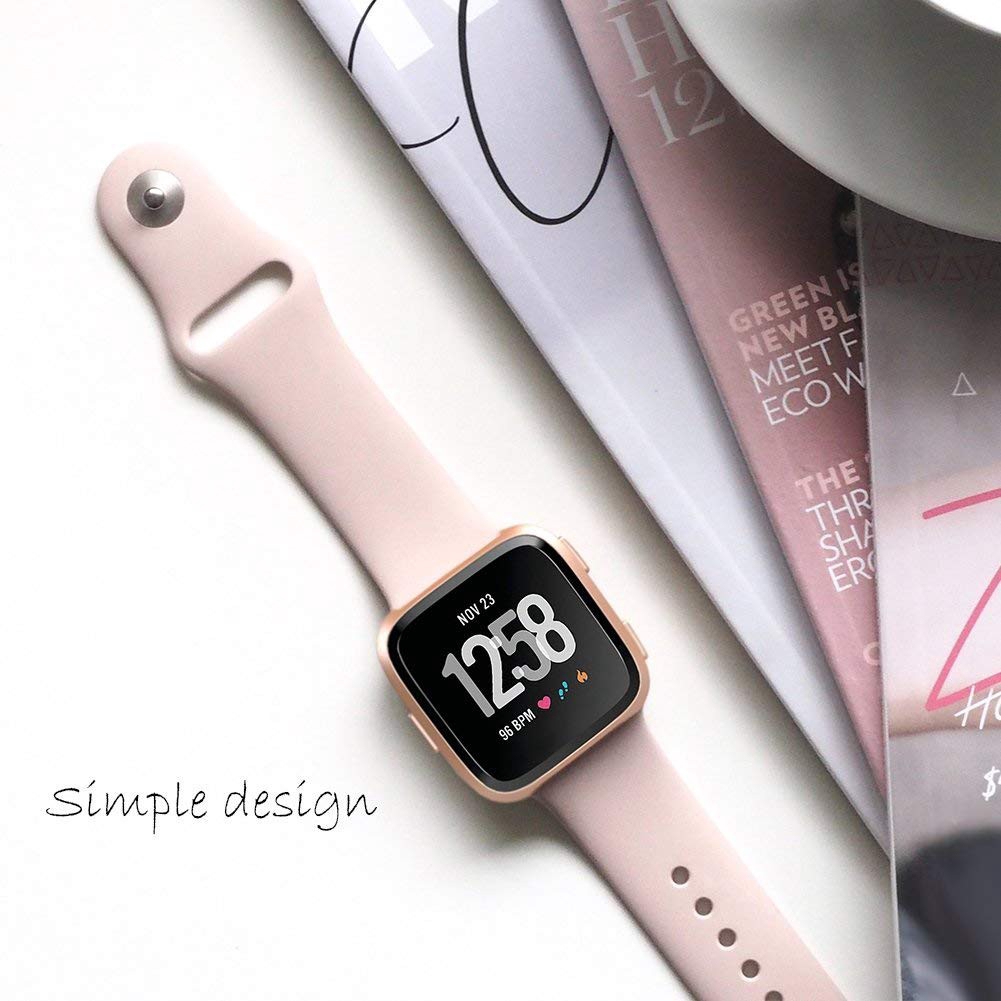 Dây đeo silicon chất lượng cao thay thế cho đồng hồ  Fitbit versa