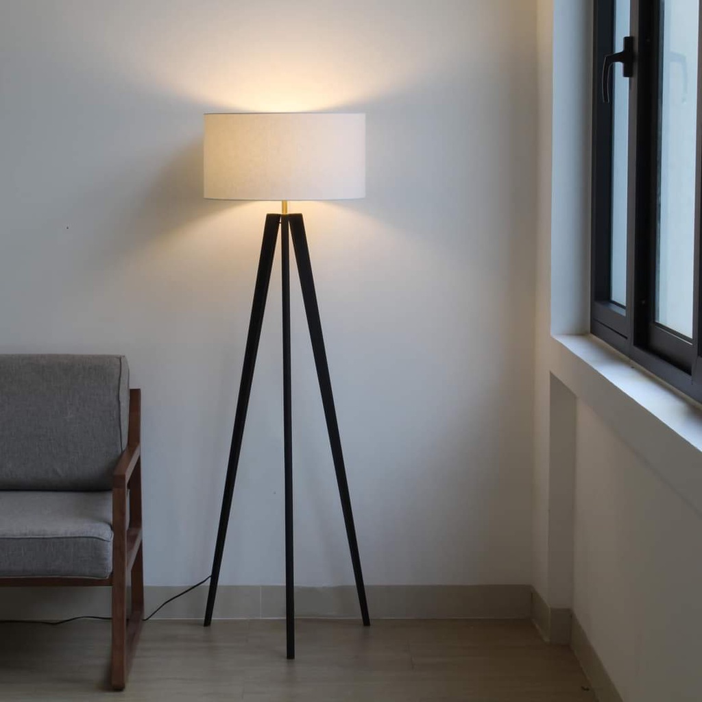 Đèn sàn gỗ tự nhiên hiện đại- thân thiện môi trường- trang trí phòng khách, home stay