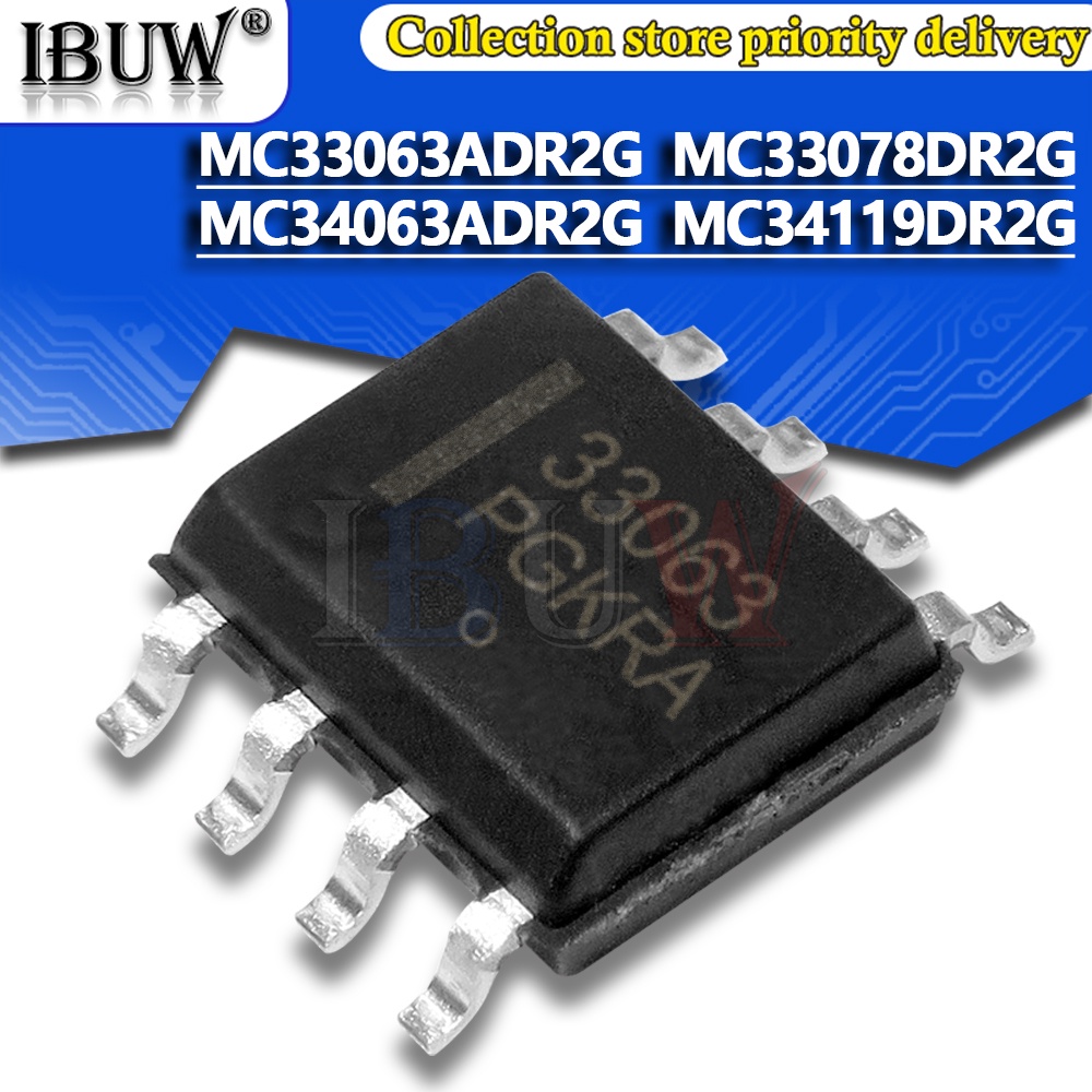 Bộ 10 Chip MC33063ADR2G MC33078DR2G MC34063ADR2G MC34119DR2G MC33063 MC33078 MC34063 Mc34119Adr2G Mc341178Dr2G 34063ADR2G