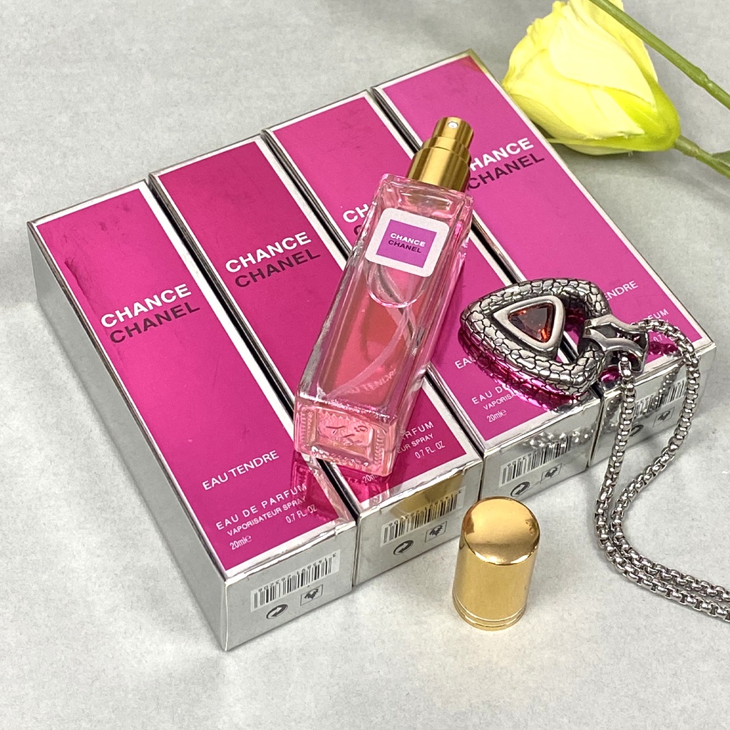 Nước hoa nội địa trung nữ chance tendre 20ml thơm lâu hương ngọt dịu hoa cỏ