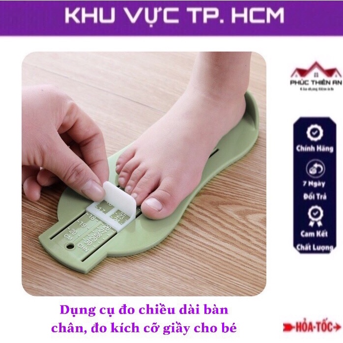 Dụng cụ đo chiều dài chân, đo kích cỡ giầy cho bé