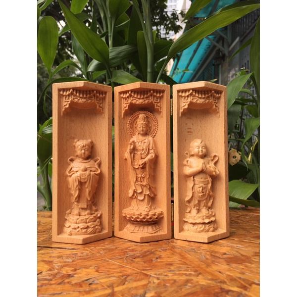 bộ tượng mẹ quan âm đứng